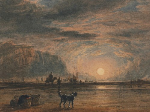 Beach Scene. Sunrise