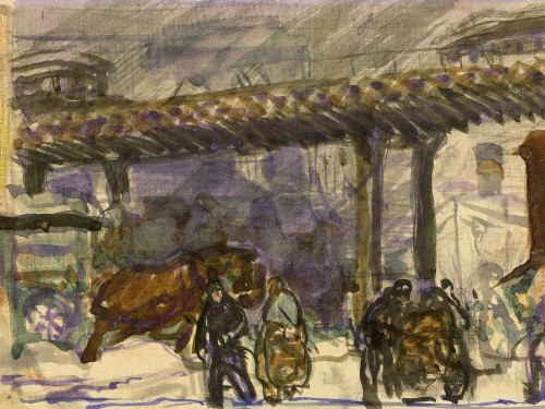 A Winter Day - Under the Elevated