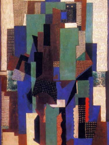 Man Leaning on a Table