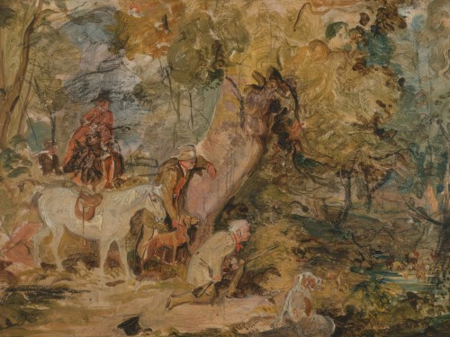 A Sketch for Foresters Stalking Deer