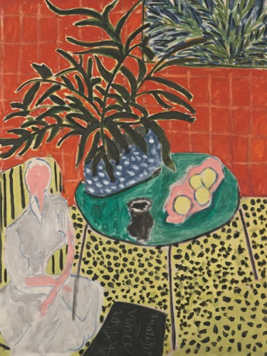 Картина Interior with Black Fern, 1948