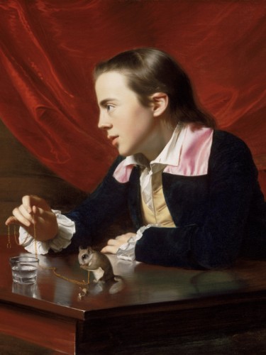 A Boy with a Flying Squirrel