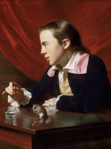 A Boy with a Flying Squirrel