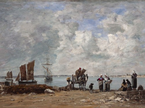 Fishermen's Wives at the Seaside