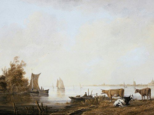 View of the Maas near Dordrecht