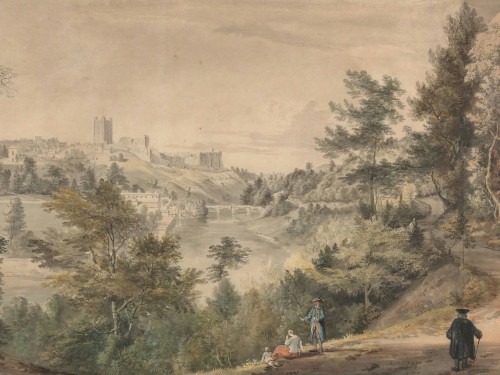 View of Richmond Castle, Yorkshire