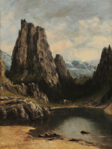 Lake in a Mountain Region
