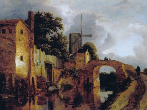 Canal with Bridge