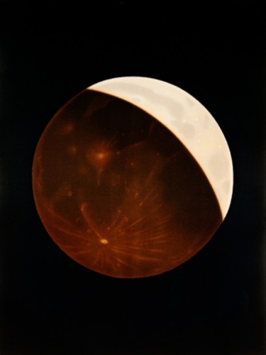 Partial eclipse of the moon