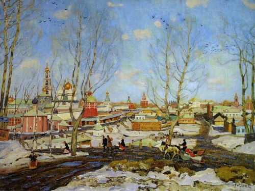 The Troitse-Sergiyev Monastery in spring