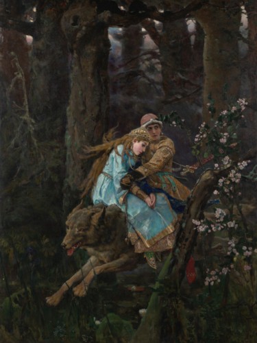 Иван Царевич на сером волке, 1889