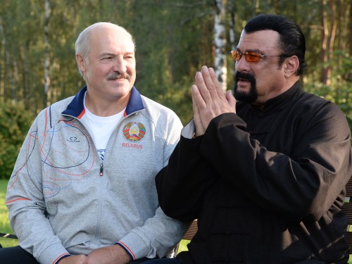 Стивен Сигал вместе с Лукашенко Александром Григорьевичем