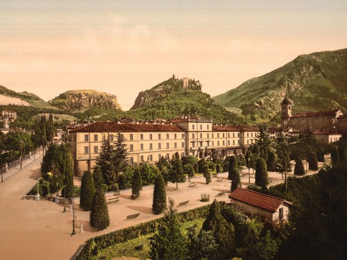 Albergo, general view, Arco, Lake Garda, Italy