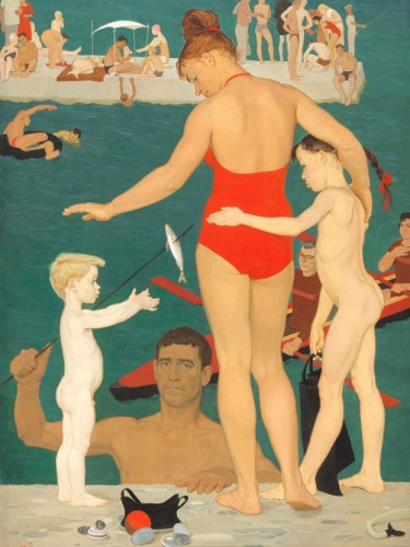By the sea. Family