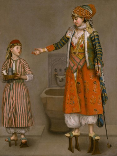 A Frankish Woman and Her Servant