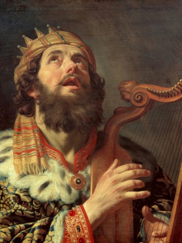 King David Playing the Harp