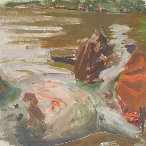 Skinning a hippopotamus