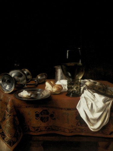 Still Life with Roemer, Silver Flagon