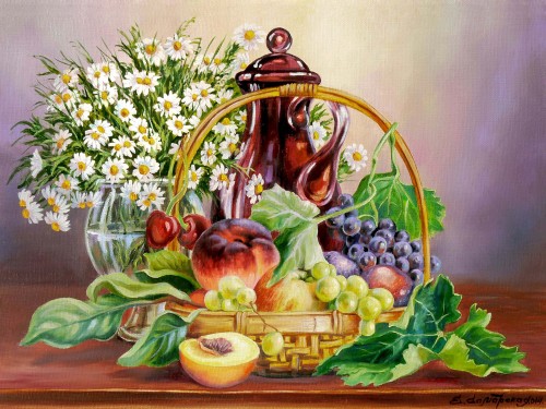 Про фрукты в корзинке