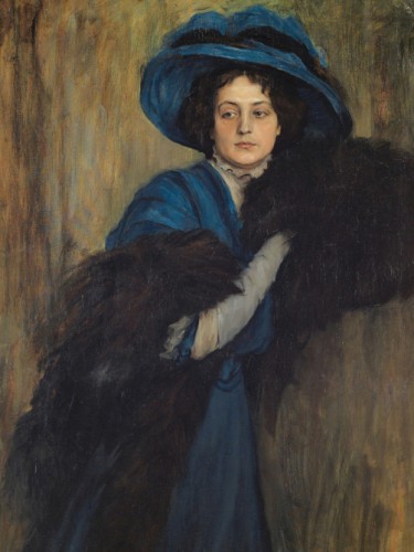 Portrait of a Lady in Blue