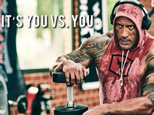 It's you vs you