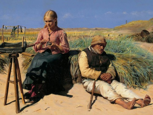 Figures in a landscape