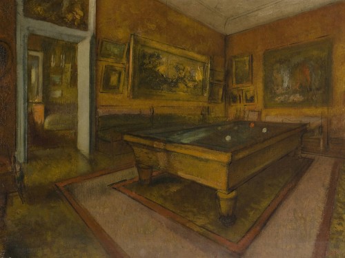 Billiard Room at Menil-Hubert