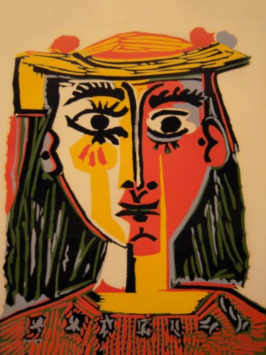 Woman with hat