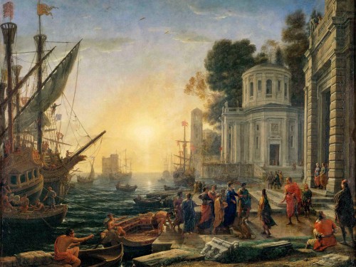Cleopatra Disembarking at Tarsus, 1642