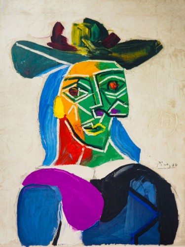 Woman with a hat