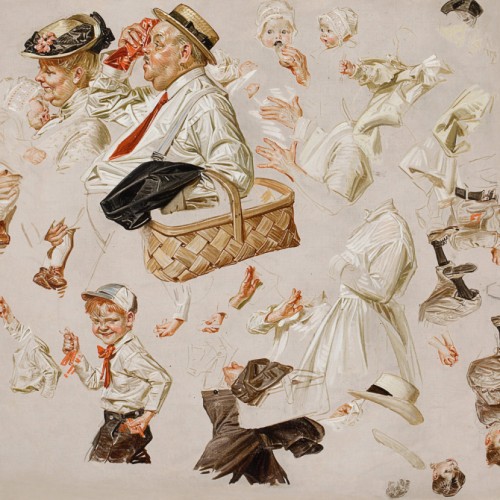 Study for the Saturday Evening Post cover