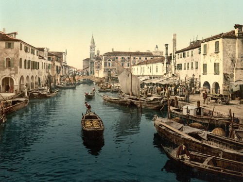 Chioggia, fish market, Venice, Italy