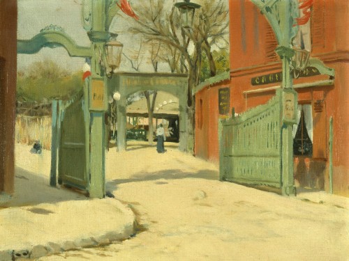 Entrance to the Park of the Moulin