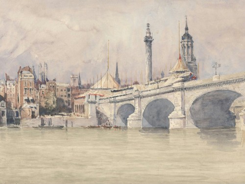 The Opening of the New London Bridge