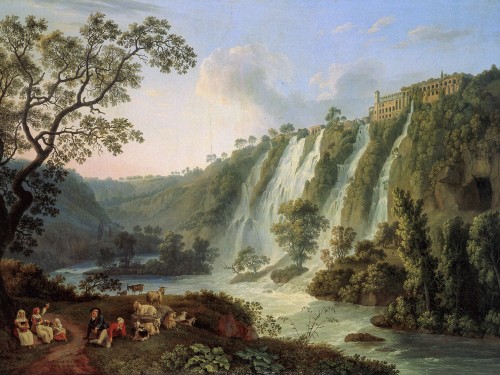 Villa des Maecenas und Wasserflle in Tivoli
