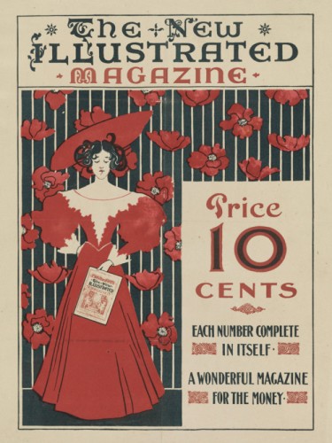 Flowers and a fashionably dressed woman