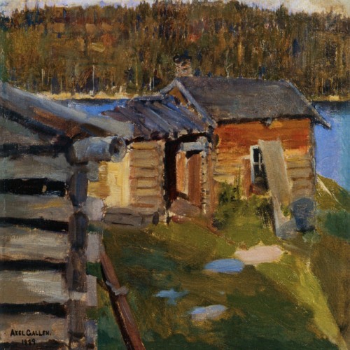 The Ekola Croft in Evening Sunlight, 1889