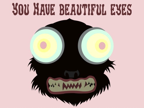 Постер Минимализм: You have beautiful Eyes
