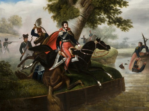 Death of Prince Jozef Poniatowski