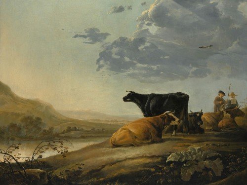 Young Herdsmen with Cows