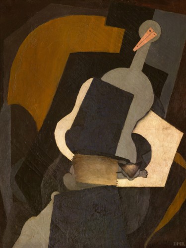 Seated Woman. Woman with the Body of a Guitar