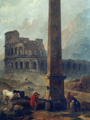 Coliseum and the Lateran Obelisque