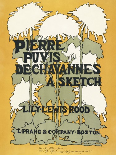 Pierre Puvis De chavannes, a sketch Lily Lewis Rood