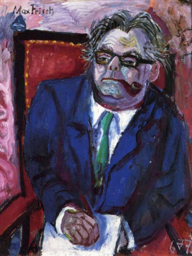 Portrait of the Writer Max Frisch