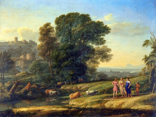 Landscape with Cephalus and Procris Reunited by Diana, 1645