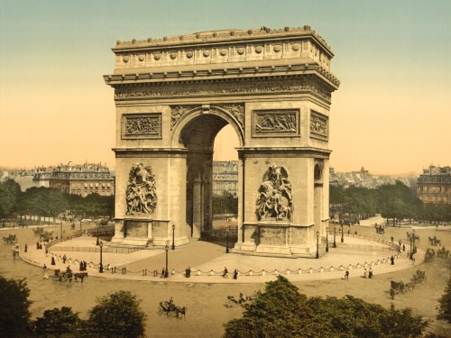 Arc de Triomphe, de l'Etoile, Paris, France