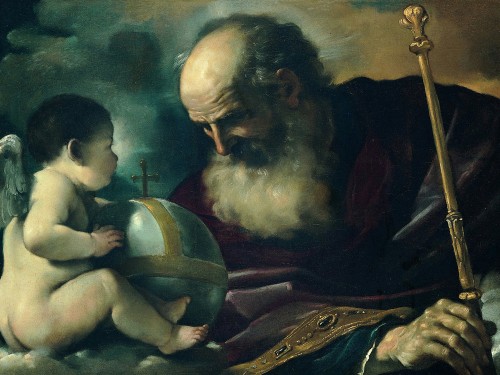 God the Father and Angel