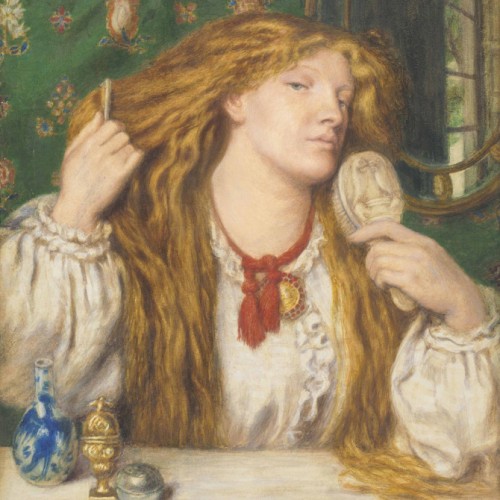 Woman Combing Her