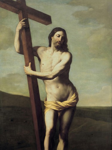 Cristo resucitado abrazado a la Cruz