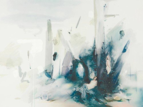 Soft Blue Landscape
